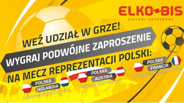 Weź udział w Konkursie i wygraj 6 podwójnych biletów na mecze Polski na Euro!