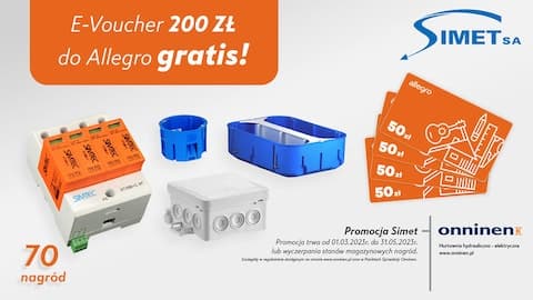Promocja Simet - e-voucher Allegro gratis