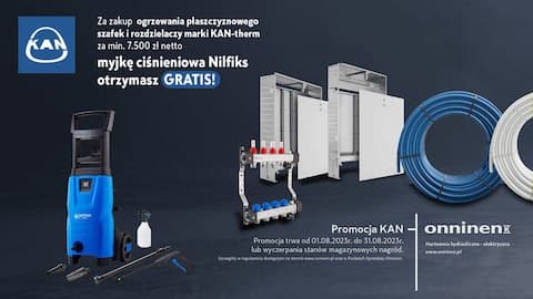 Promocja KAN-therm - myjka ciśnieniowa Nilfiks gratis!