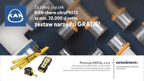 Promocja KAN-therm - zestaw narzędzi GRATIS!
