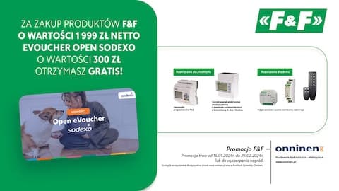 Promocja F&F - eVoucher open Sodexo o wartości 300 zł gratis!