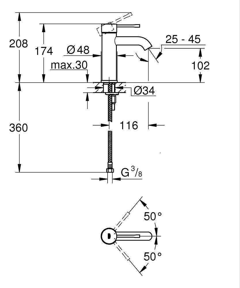 Essence New OHM basin 24172001 - Hurtownia Onninen