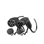 Przenośny kabel ładowania AC, 32 A trwale, 480 V AC, z wtykiem ładowania pojazdu i wtykiem stacji ładowania, kabel: 5 m, czarny, prosty, z osłonką, Logo PHOENIX CONTACT, IEC 62196-2, do ładowania prądem przemiennym (AC) pojazdów elektrycznych (EV) z gniazdem ładowania pojazdu typu 2