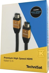  Kabel HDMI Technisat High Speed 5m