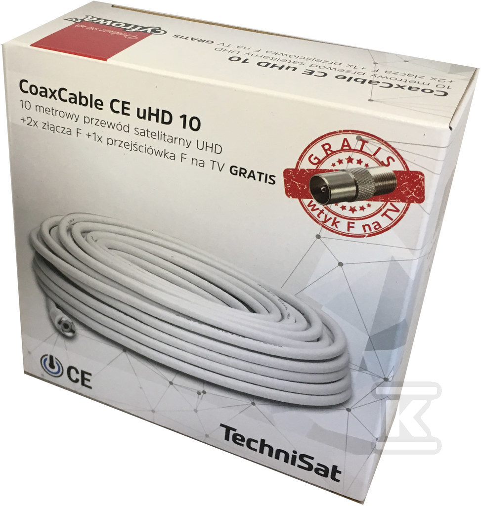 Kabel COAXC CE UHD 10 10M - 0010/7831