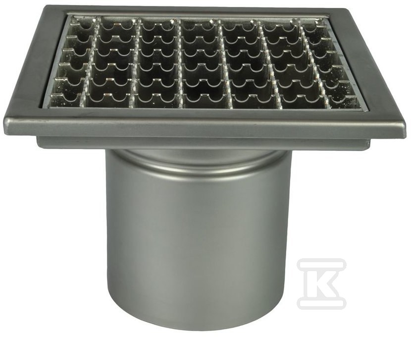 Mini vertical drain with square top, - 00.030110.31