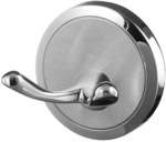 Sensation double hook, chrome / satin nickel