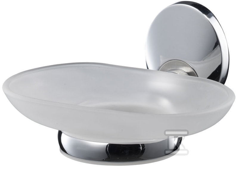 Emotion soap dish chrome / satin nickel - 03113