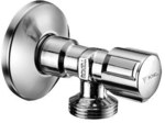 Control connection valve 1/2"-3/4" chrome without ASAG