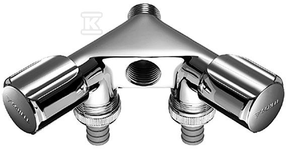 Zawór podwójny pb Comfort 1/2" z dwoma - 033680699
