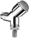 Comfort slant valve for devices 1/2", chrome with BSZ