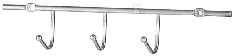 Niagara hanger, 3-hook, chrome - 04122