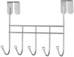 Niagara cabin hanger, 5-hook, chrome