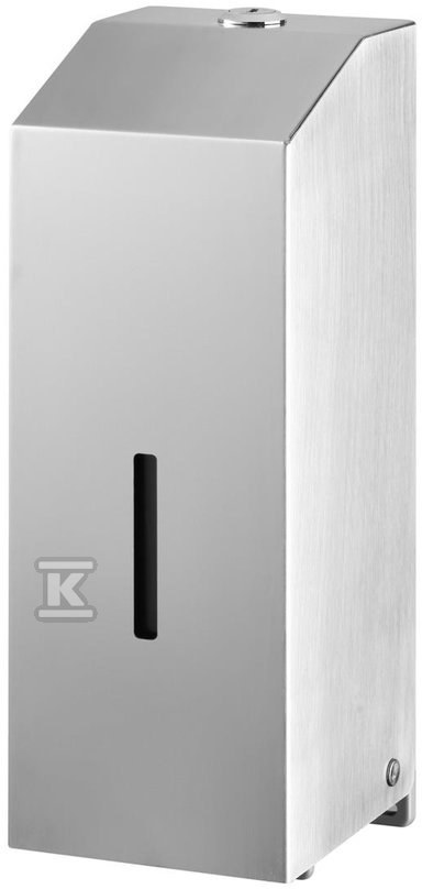 Soap dispenser D1, 1L satin steel / - 04957