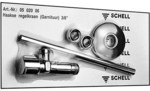 Zestaw zawóru kątowego 3/8" chrom