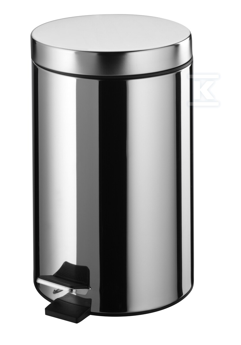 Koš na nožní pedál 5 l Basic chrom - 05896