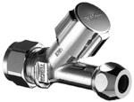 Zawór skośny Comfort 1/2" 15 mm chrom