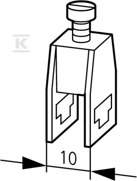 Клема основного контуру, макс. 16 мм2 - 079336