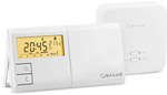 SALUS 091FLRFV2 wireless temperature controller, battery-powered, weekly programmable, surface-mounted, white