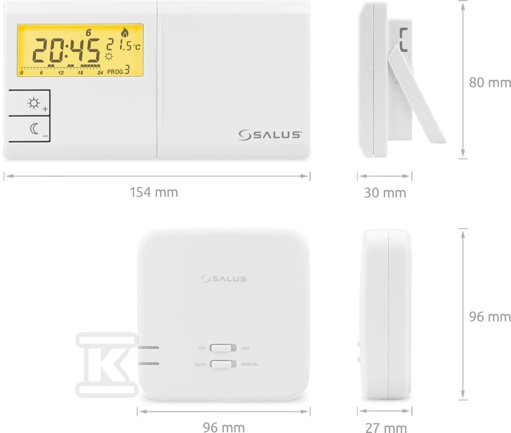 Programmable weekly wired temperature - 615142911