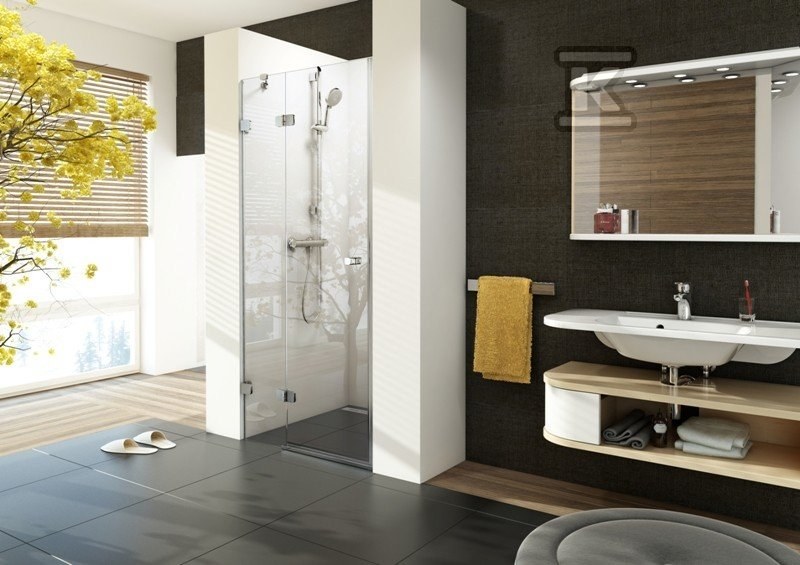 Двері BRILLIANT BSD2-90 A-L хром + - 0UL7AA00Z1