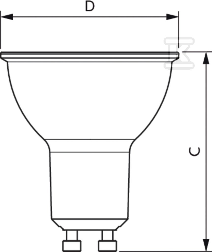 PILA GU10 LED žárovka 500lm CW 4000K - 929001358631