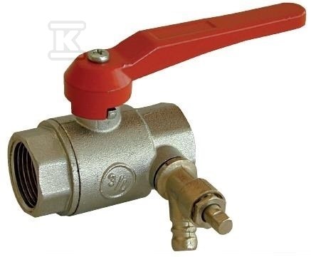 2 "chrome ball valve with vent - 1.0065.050.2010