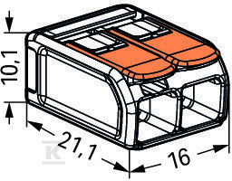 Bloc terminal de instalare COMPACT - 221-612