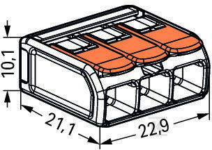 Bloc terminal de instalare COMPACT - 221-613