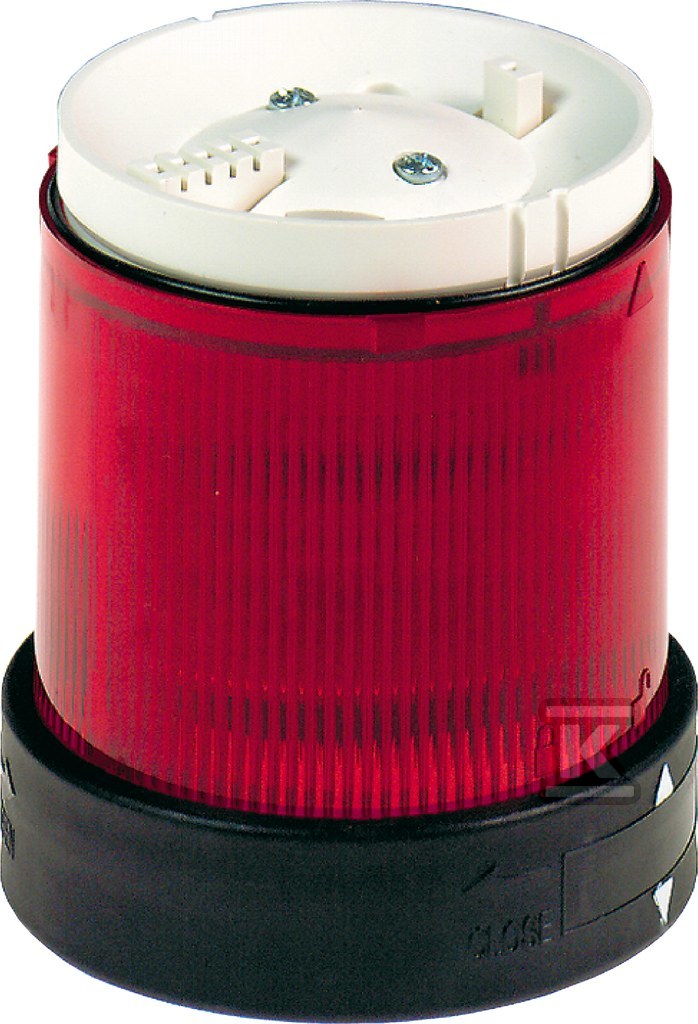 Lighting element with diffuser Ø70 red - XVBC2B4D