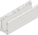 FASERFIX SUPER 150, type 11 channel, with a slope of 0.6%, galvanized frames.