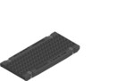 FASERFIX SUPER 150, GUGI-MW cast iron mesh grating 15/25, black, class E 600