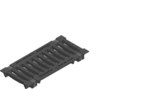 FASERFIX SUPER 150, cast iron, slot grate SW 18, class D 400