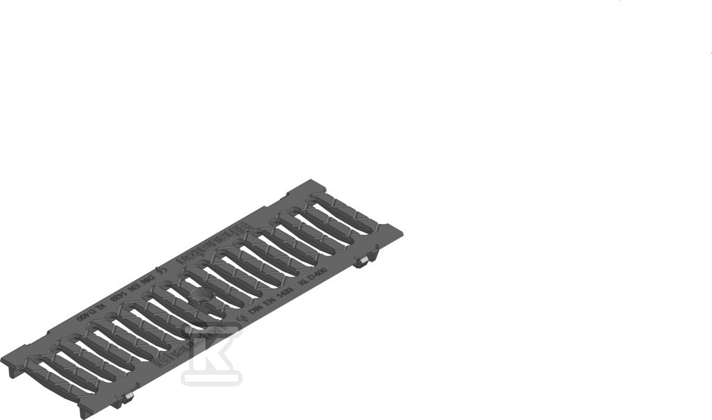 FASERFIX KS 100, Gussrost, geschlitzt - 28063