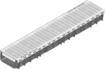 RECYFIX PLUS 150, type 100 channel, with a mesh grating MW 30/10, galvanized, class B 125