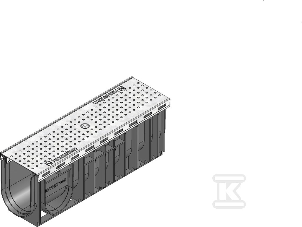 RECYFIX PLUS 100, type 01005 channel, - 41476