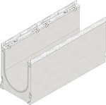 FASERFIX SUPER 300, type 11 channel, with a 0.5% slope, galvanized frames