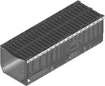 RECYFIX PLUS X 300, type 01 channel with a cast-iron grating, tight SW 18, class D 400 and a lock