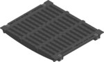 FASERFIX SUPER 500, cast iron grate, slot SW 3x140x18, black, class D 400