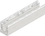 FASERFIX SUPER 100, type 010L channel, with opening DN 110, without drop, galvanized frames