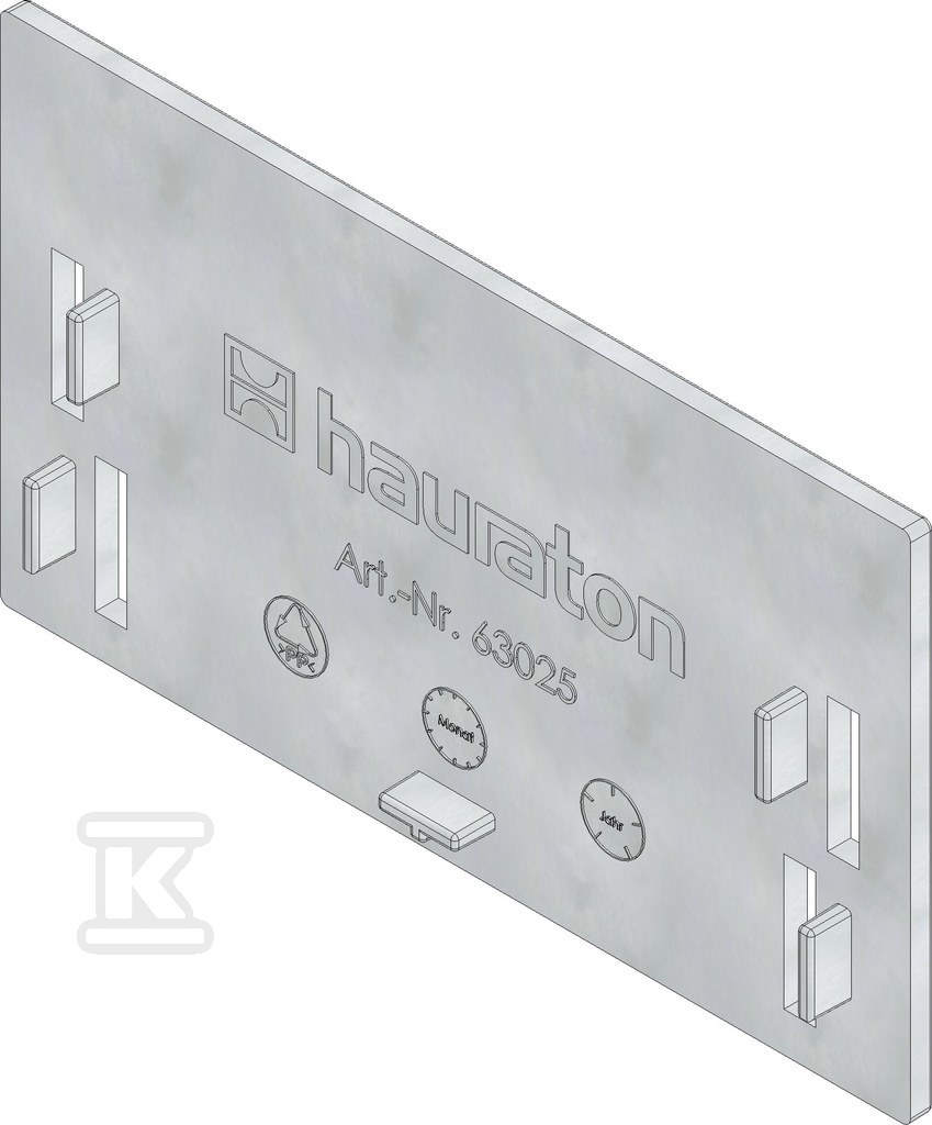 DACHFIX RESIST, type 75, front panel, - 63025