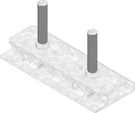 DACHFIX STEEL 115, Height Adjustment Kit, type 75, galv.