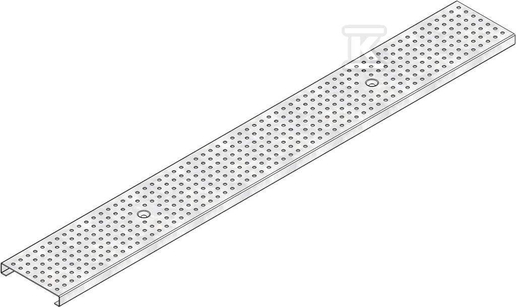 DACHFIX STEEL 135, cover, perforated, - 69035