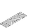 DACHFIX STEEL 155, cover, perforated, galv.