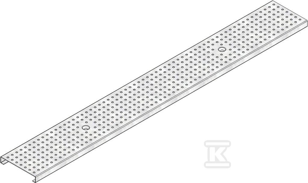 DACHFIX STEEL 135, perforated cover, - 69041