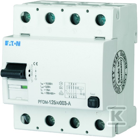 Residual current circuit breaker PFIM - 102825