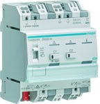 Ściemniacz uniwersalny 2-kanałowy 2x300 W, wielofazowy, funkcja sumowania obciążenia, KNX E/S