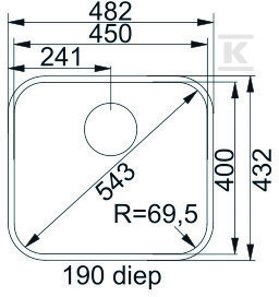 Steel chamber for Galassia - 122.0021.440