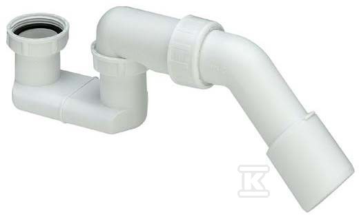 Сифон 6/4" x 40/50 пластик / білий, - 106263