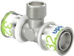 Trójnik z gwintem zewnętrznym 32-R3/4"MT-32 Uponor S-Press Plus